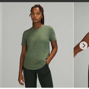 LULULEMON green tee size 6